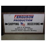 Ferguson Products, Metal Sign
