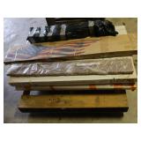 Pallet of various wood flooring