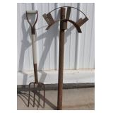 Hose Stand & Potato Fork