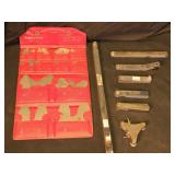 Feeler Gauges, Radius Gauge Set, Pitch Gauge