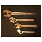 4 Adjustable Wrenches