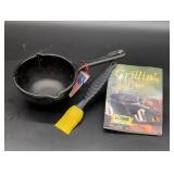 Lodge Cast Iron Sauce Kit with Brush and Booklet