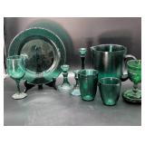 Green Glassware Collection