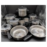 Vintage Lifetime Stainless Steel Cookware Set