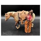 Breyer Horse with Saddle and Cowgirl Doll
