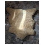 Sheepskin Rug with Natural Shape