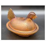 Indiana Glass Hen on Nest Dish