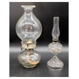 Clear Glass Oil Lamps