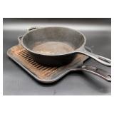 Cast Iron Skillet and Grill Pan Set