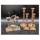 Metal Candlestick Holders