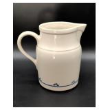 McCoy Pottery White and Blue Pitcher