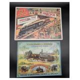 Two Vintage-Inspired Advertising Metal Signs