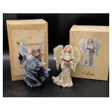Boyds Collection Charming Angels Figurines with Bo