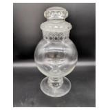 Clear Glass Apothecary Jar with Lid