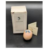 Fenton Limited Edition Hand-Painted Glass Egg