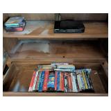 Samsung Blu-ray Player and Assorted DVD Collection