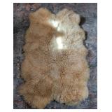 Genuine Sheepskin Rug With Label