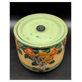 Hand-Painted Vintage Stoneware Crock