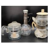 Glass Percolators and Decanter