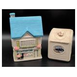 Ceramic Cookie Jars, Tea Shop and Village Design