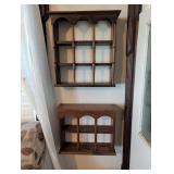 Wooden Wall-Mounted Display Shelves