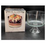 Glass Trifle Bowl with Original Box