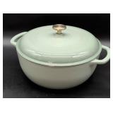 Mint Green Enameled Cast Iron Dutch Oven