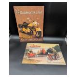 Indian Motorcycle Metal Signs Set