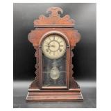 Wooden Mantel Clock with Pendulum