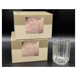 8 Polycarbonate Faceted Glasses