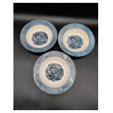 Currier & Ives Decorative Bowls Set