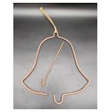Metal Dinner Bell with Rustic Design