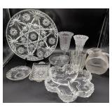 Pressed and Cut Glass Tableware