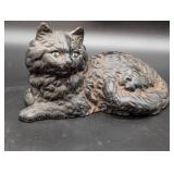 Hollow Cast Iron Cat Doorstop