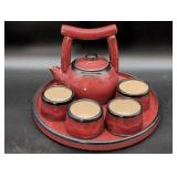 Pier 1 Earthenware Shanxi Tea Set