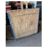 Straw-Style Archery Target with Frame