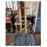 Swing Jig with Box of Archery Supplies