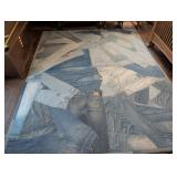 Denim Jean Patchwork Rug
