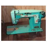 White Model 671 Sewing Machine with Cabinet