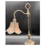 Metal Table Lamp with Non-Fabric Shade