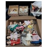 Small Dolls with Boxes
