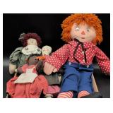 Cloth Rag Dolls in Various Styles