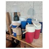 Insulated Water Jugs and Camping Lantern