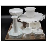Milk Glass Decorative Items