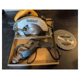 DeWalt Circular Saw with Extra Blades and Craftsma