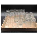 11 Juice Glasses and 9 Iced Tea Glasses