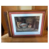 Framed Rural-Themed Art Prints, Set of Four