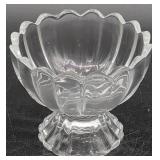 12 Clear Glass Sherbet Cups