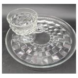 11 Glass Snack Sets with Cups and Plates