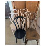 Wooden Chairs, Including Bentwood and Spindle-Back